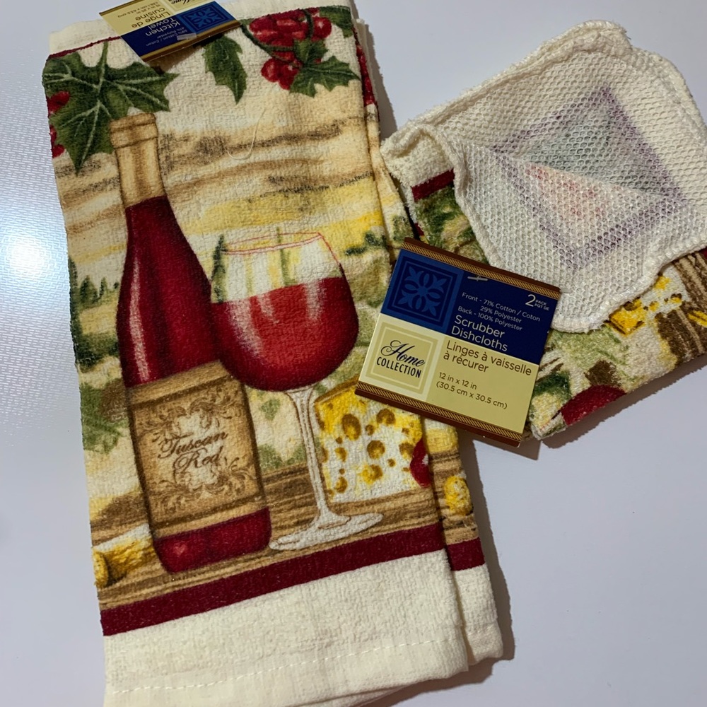 New with tags dish cloth set